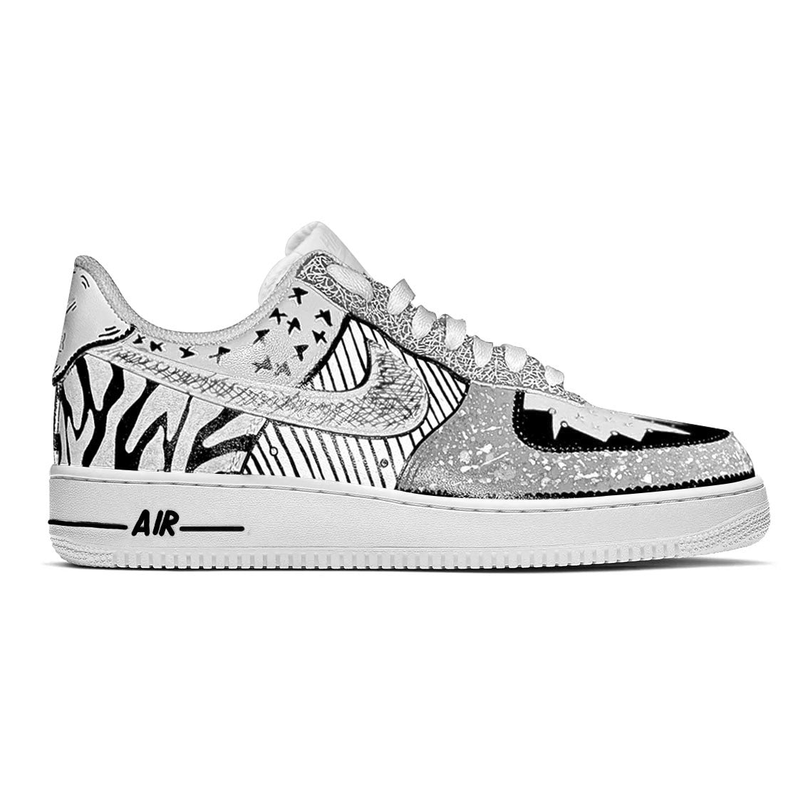 NIKE AIR FORCE 1 '07 CUSTOM ZOO