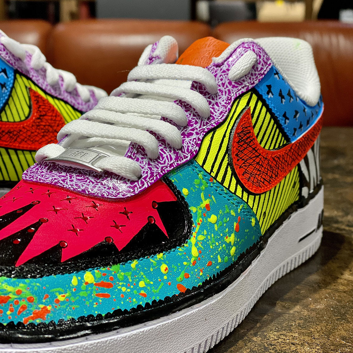 NIKE AIR FORCE 1 '07 CUSTOM ZOO