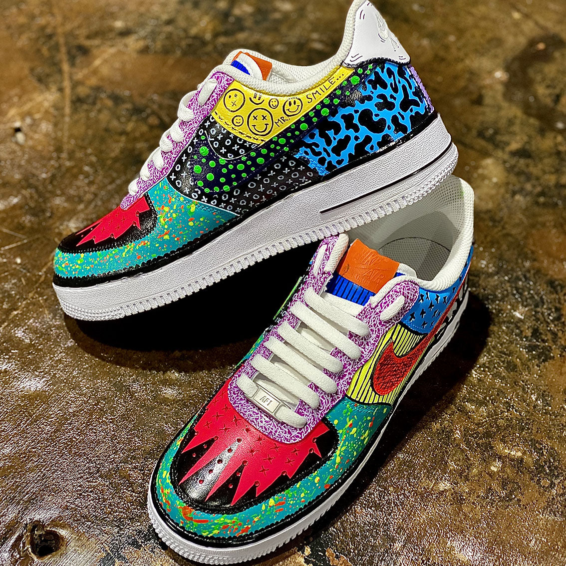 NIKE AIR FORCE 1 '07 CUSTOM ZOO
