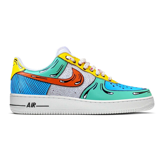 NIKE AIR FORCE 1 '07 CUSTOM COMIC