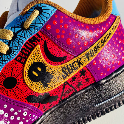 NIKE AIR FORCE 1 '07 CUSTOM MR.HAPPY