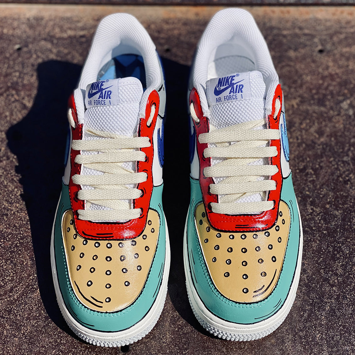 NIKE AIR FORCE 1 '07 CUSTOM SPRY