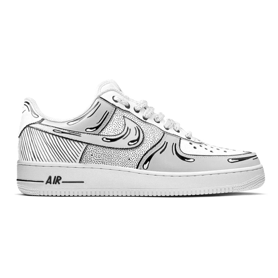 NIKE AIR FORCE 1 '07 CUSTOM COMIC